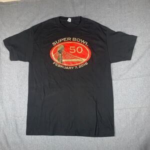 Superbowl 50 Tshirt Large (Panthers vs Broncos) Mens